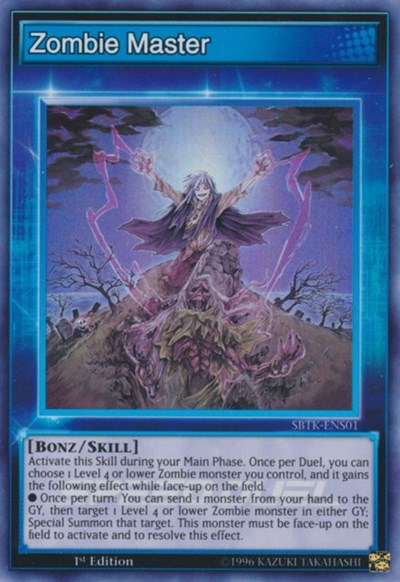 Zombie Master (Skill Card) [SBTK-ENS01] Super Rare | Shuffle n Cut Hobbies & Games