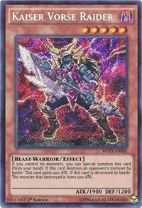 Kaiser Vorse Raider [MVP1-ENS02] Secret Rare | Shuffle n Cut Hobbies & Games