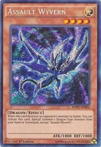 Assault Wyvern [MVP1-ENS03] Secret Rare | Shuffle n Cut Hobbies & Games