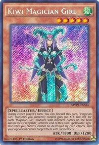 Kiwi Magician Girl [MVP1-ENS16] Secret Rare | Shuffle n Cut Hobbies & Games