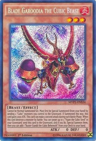 Blade Garoodia the Cubic Beast [MVP1-ENS34] Secret Rare | Shuffle n Cut Hobbies & Games