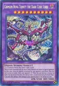 Crimson Nova Trinity the Dark Cubic Lord [MVP1-ENS40] Secret Rare | Shuffle n Cut Hobbies & Games