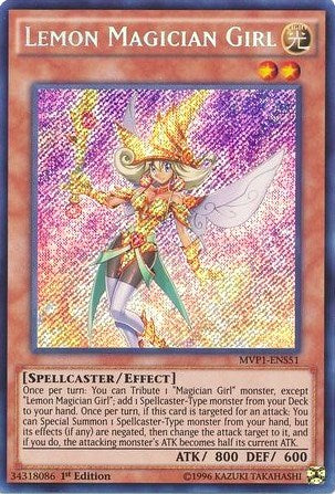 Lemon Magician Girl [MVP1-ENS51] Secret Rare | Shuffle n Cut Hobbies & Games