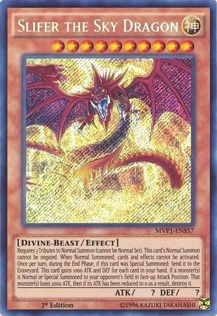 Slifer the Sky Dragon [MVP1-ENS57] Secret Rare | Shuffle n Cut Hobbies & Games