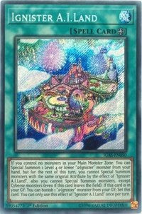 Ignister A.I.Land [IGAS-EN050] Secret Rare | Shuffle n Cut Hobbies & Games