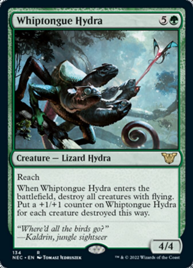 Whiptongue Hydra [Kamigawa: Neon Dynasty Commander] | Shuffle n Cut Hobbies & Games