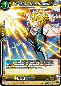 Vegeta, the Brawler (BT14-101) [Cross Spirits] | Shuffle n Cut Hobbies & Games