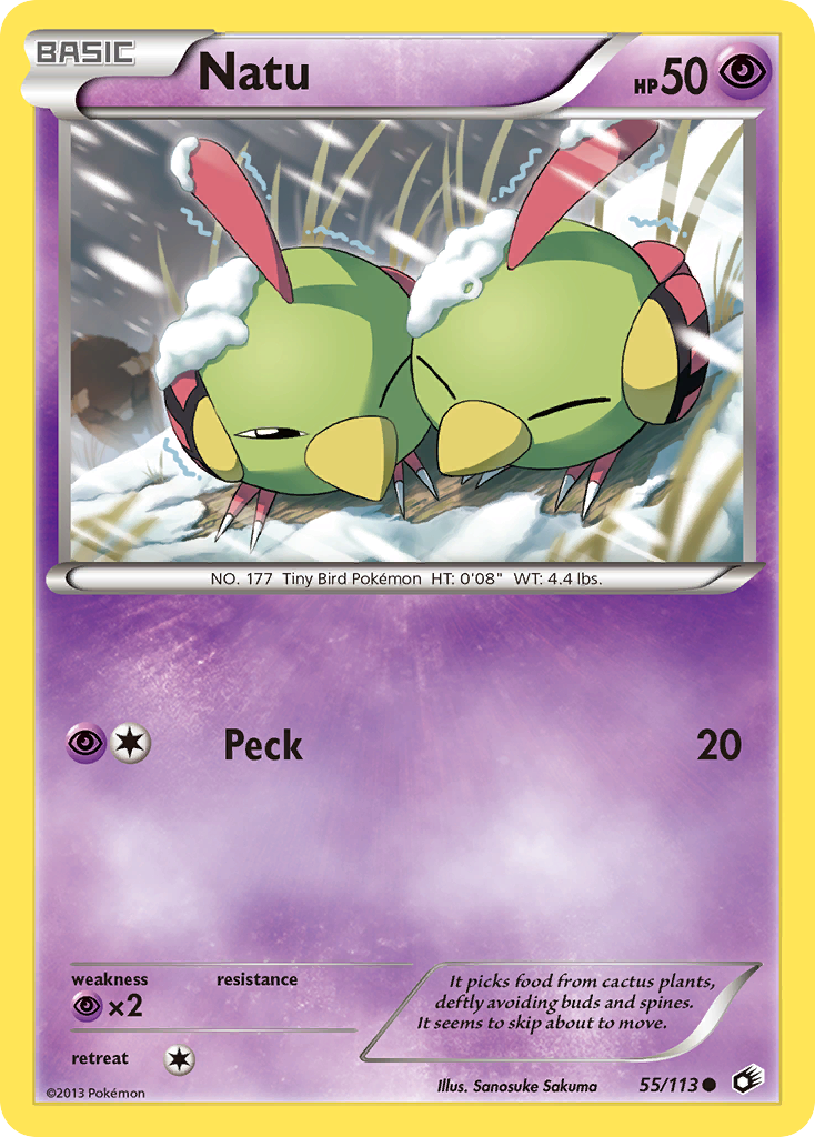 Natu (55/113) [Black & White: Legendary Treasures] | Shuffle n Cut Hobbies & Games