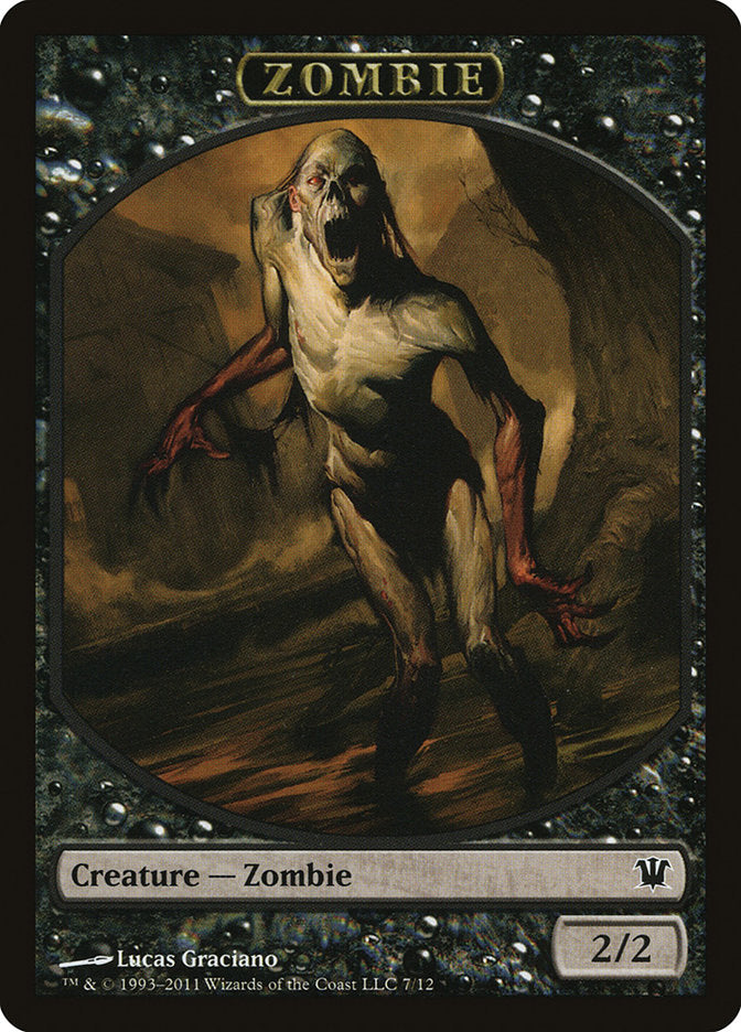 Zombie Token (7/12) [Innistrad Tokens] | Shuffle n Cut Hobbies & Games