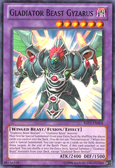 Gladiator Beast Gyzarus [BATT-EN008] Starfoil Rare | Shuffle n Cut Hobbies & Games