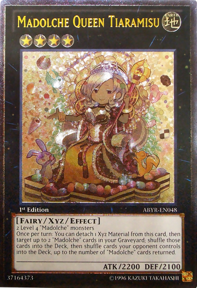 Madolche Queen Tiaramisu (UTR) [ABYR-EN048] Ultimate Rare | Shuffle n Cut Hobbies & Games