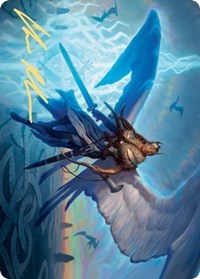 Righteous Valkyrie Art Card (Gold-Stamped Signature) [Kaldheim Art Series] | Shuffle n Cut Hobbies & Games