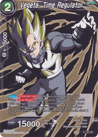 Vegeta, Time Regulator (Alternate Art) [P-142] | Shuffle n Cut Hobbies & Games