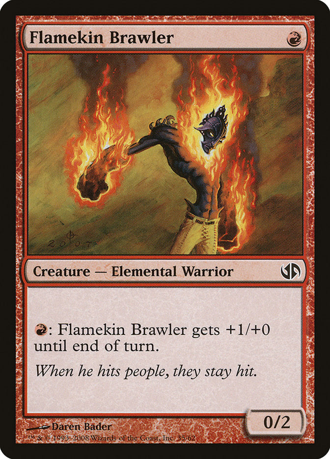 Flamekin Brawler [Duel Decks: Jace vs. Chandra] | Shuffle n Cut Hobbies & Games