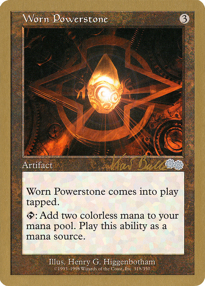 Worn Powerstone (Kai Budde) [World Championship Decks 1999] | Shuffle n Cut Hobbies & Games