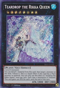 Teardrop the Rikka Queen [SESL-EN022] Secret Rare | Shuffle n Cut Hobbies & Games