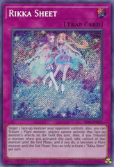 Rikka Sheet [SESL-EN026] Secret Rare | Shuffle n Cut Hobbies & Games