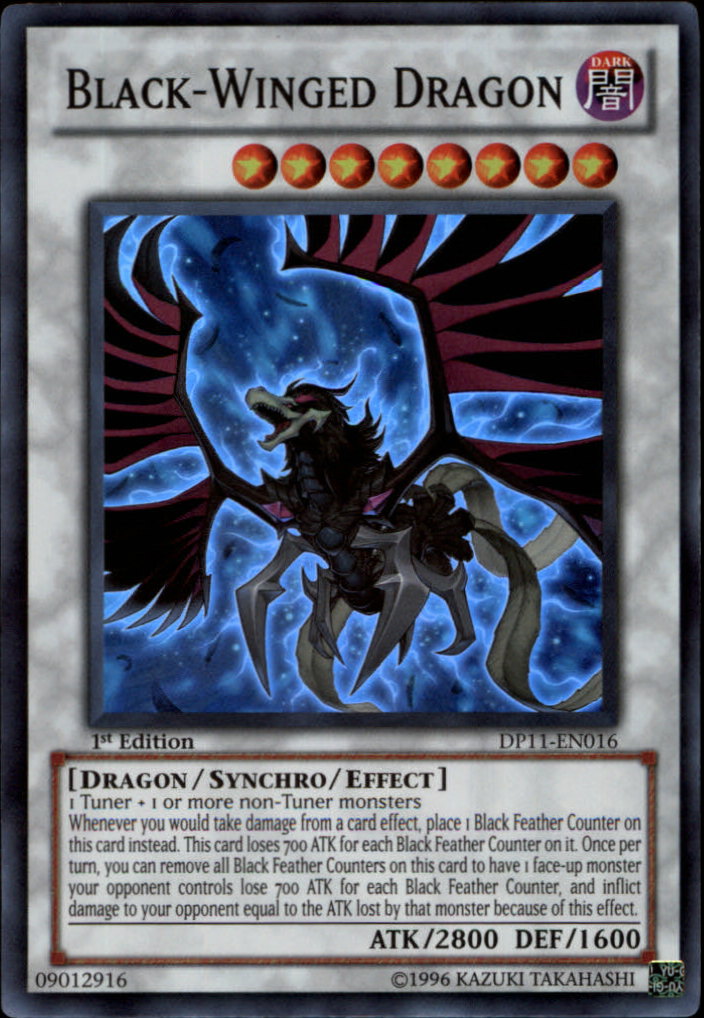 Black-Winged Dragon [DP11-EN016] Super Rare | Shuffle n Cut Hobbies & Games