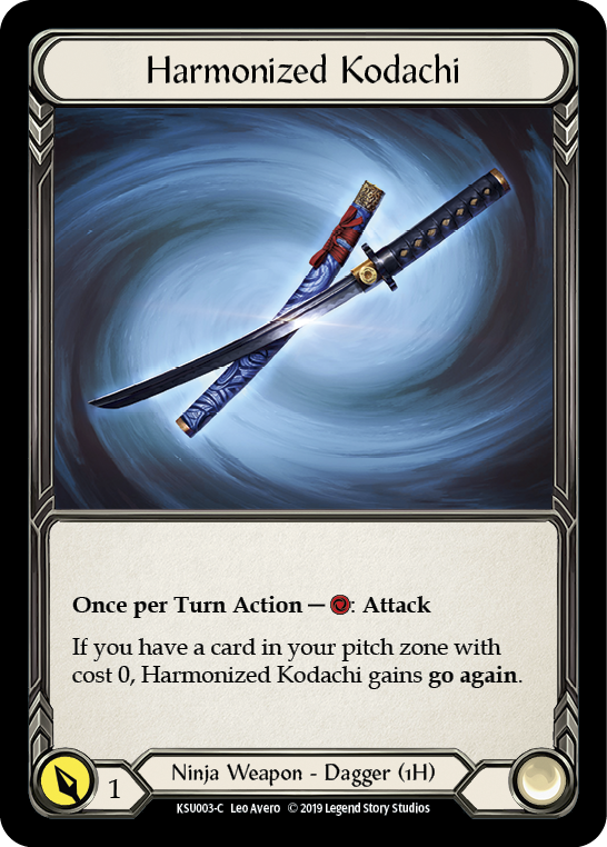 Harmonized Kodachi [KSU003-C] 1st Edition Normal | Shuffle n Cut Hobbies & Games