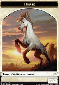 Horse // Zombie Double-Sided Token [Hour of Devastation Tokens] | Shuffle n Cut Hobbies & Games