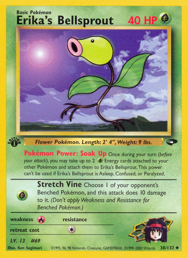 Erika's Bellsprout (38/132) [Gym Challenge 1st Edition] | Shuffle n Cut Hobbies & Games