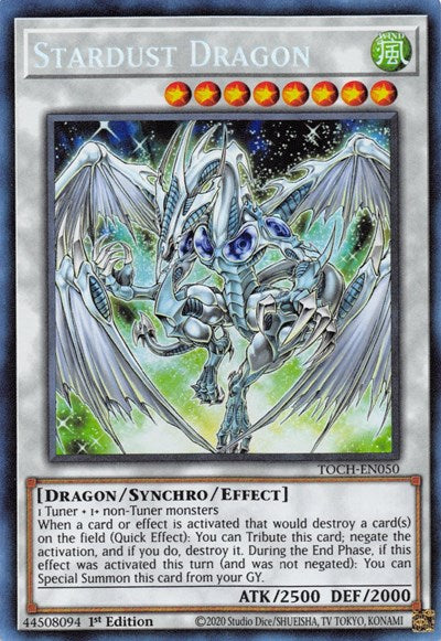 Stardust Dragon (CR) [TOCH-EN050] Collector's Rare | Shuffle n Cut Hobbies & Games