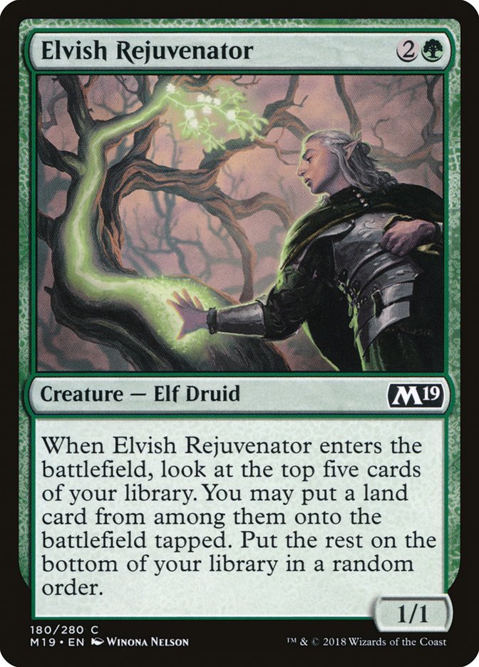 Elvish Rejuvenator [Core Set 2019] | Shuffle n Cut Hobbies & Games