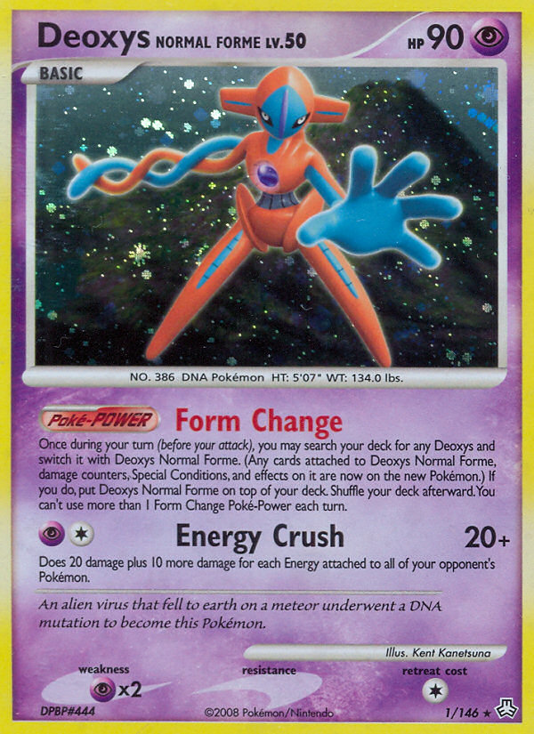 Deoxys Normal Forme (1/146) [Diamond & Pearl: Legends Awakened] | Shuffle n Cut Hobbies & Games