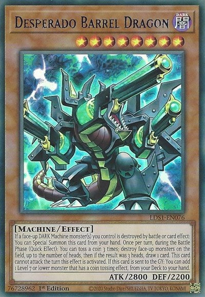 Desperado Barrel Dragon (Blue) [LDS1-EN076] Ultra Rare | Shuffle n Cut Hobbies & Games