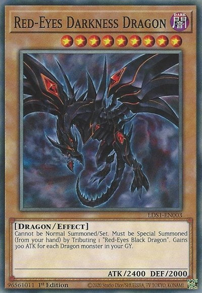 Red-Eyes Darkness Dragon [LDS1-EN003] Common | Shuffle n Cut Hobbies & Games