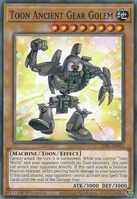 Toon Ancient Gear Golem [LDS1-EN063] Common | Shuffle n Cut Hobbies & Games