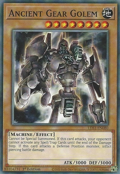 Ancient Gear Golem [LDS1-EN080] Common | Shuffle n Cut Hobbies & Games