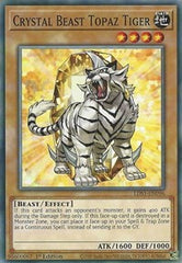 Crystal Beast Topaz Tiger [LDS1-EN096] Common | Shuffle n Cut Hobbies & Games