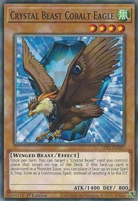 Crystal Beast Cobalt Eagle [LDS1-EN097] Common | Shuffle n Cut Hobbies & Games