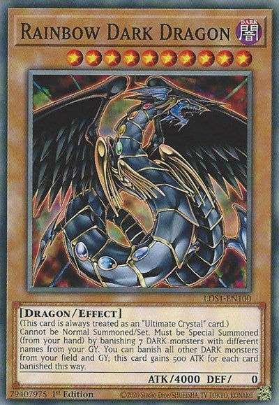 Rainbow Dark Dragon [LDS1-EN100] Common | Shuffle n Cut Hobbies & Games