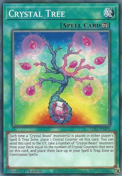 Crystal Tree [LDS1-EN108] Common | Shuffle n Cut Hobbies & Games