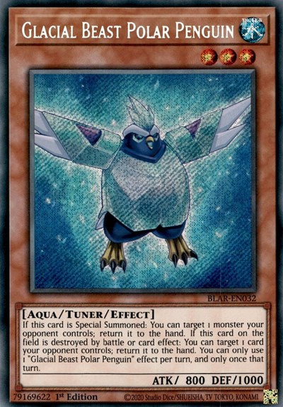 Glacial Beast Polar Penguin [BLAR-EN032] Secret Rare | Shuffle n Cut Hobbies & Games