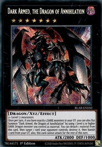 Dark Armed, the Dragon of Annihilation [BLAR-EN050] Secret Rare | Shuffle n Cut Hobbies & Games