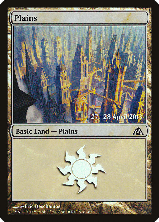 Plains (157) [Dragon's Maze Prerelease Promos] | Shuffle n Cut Hobbies & Games