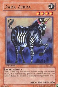 Dark Zebra [MRL-084] Common | Shuffle n Cut Hobbies & Games