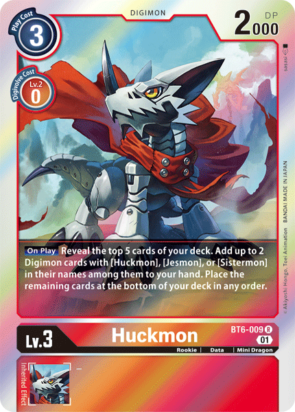 Huckmon [BT6-009] [Double Diamond] | Shuffle n Cut Hobbies & Games