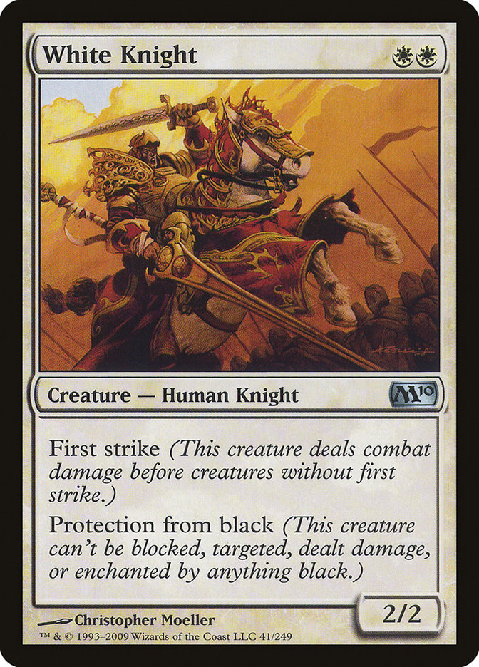 White Knight [Magic 2010] | Shuffle n Cut Hobbies & Games