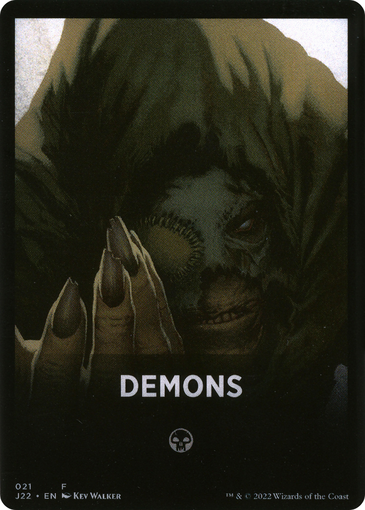 Demons Theme Card [Jumpstart 2022 Front Cards] | Shuffle n Cut Hobbies & Games