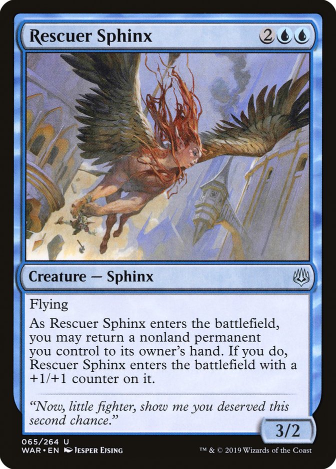 Rescuer Sphinx [War of the Spark] | Shuffle n Cut Hobbies & Games