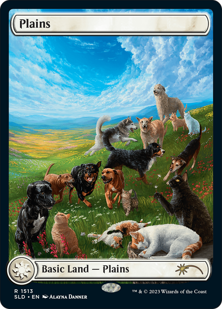 Plains (1513) [Secret Lair Commander Deck: Raining Cats and Dogs] | Shuffle n Cut Hobbies & Games