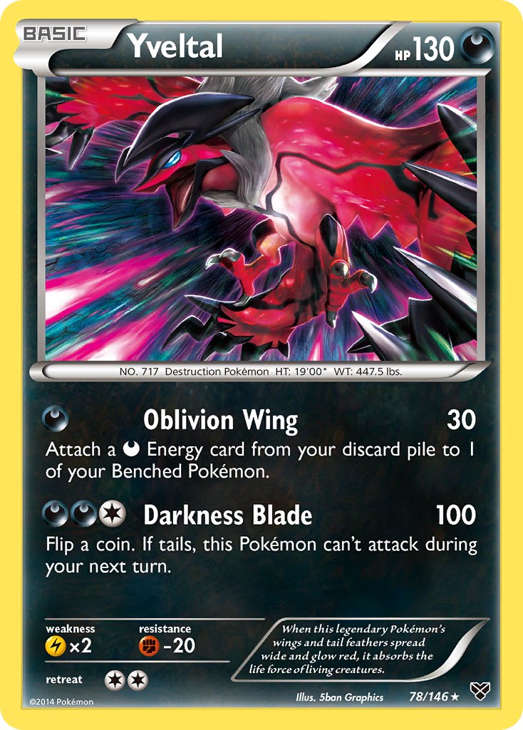 Yveltal (78/146) (Theme Deck Exclusive) [XY: Base Set] | Shuffle n Cut Hobbies & Games