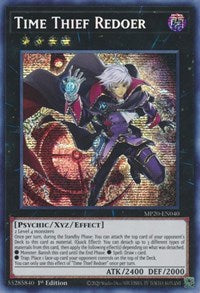 Time Thief Redoer [MP20-EN040] Prismatic Secret Rare | Shuffle n Cut Hobbies & Games