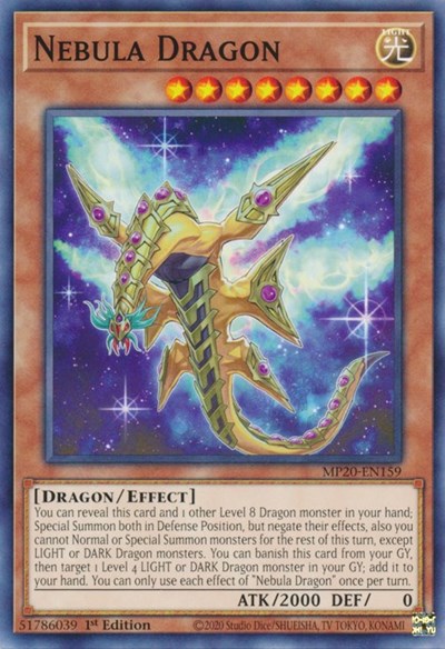 Nebula Dragon [MP20-EN159] Common | Shuffle n Cut Hobbies & Games