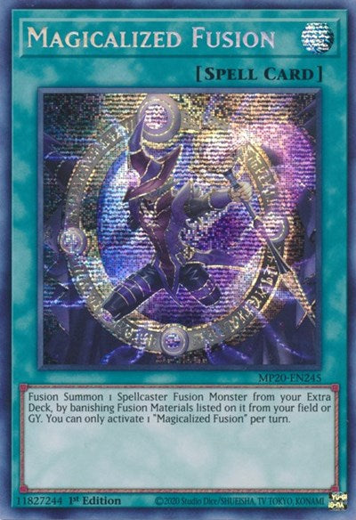 Magicalized Fusion [MP20-EN245] Prismatic Secret Rare | Shuffle n Cut Hobbies & Games