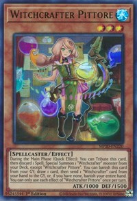 Witchcrafter Pittore [MP20-EN220] Ultra Rare | Shuffle n Cut Hobbies & Games